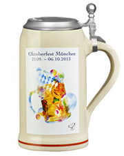 Offizieller Wiesnkrug 2013 mit Zinndeckel